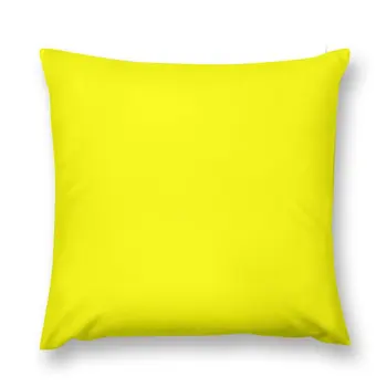 Jednofarebné | Elektrické Žltá | Neon Žltá 2 Hodiť Vankúš Vankúš Obliečky Na Vankúše Vankúše Gauč